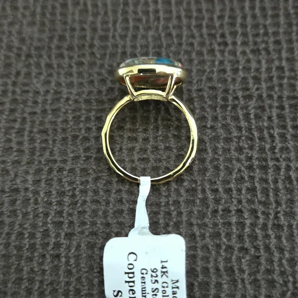 Shivam Copper Turquoise Ring💍 - NWT - Picture 15 of 16